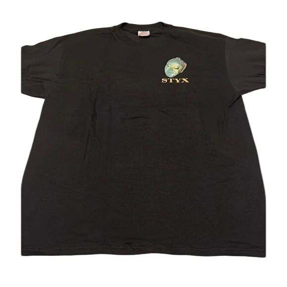 NWOT size XL Vintage authentic 2000 Styx Domo Arigato Mr Roboto T-shirt EVC - Picture 1 of 7